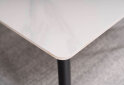Obrázek 6 - Stůl Rion 160x90 mramorový efekt, bílý / černý mat