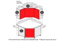 Obrázek 4 - V14 Rohová Skříňka 1D Bravo