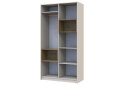 Obrázek 9 - Skříň Dale 2D s výklenkem 115.2х52х220 cm kašmír / dub artisan