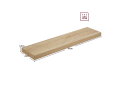 Obrázek 3 - Police 80 cm - sonoma - LWS028B11