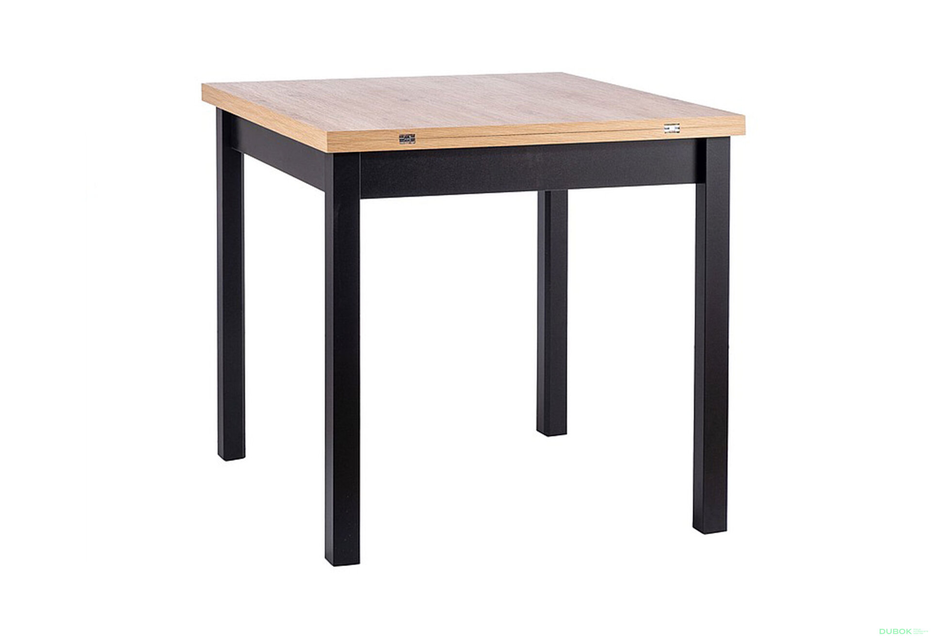 Obrázek 2 - Stůl Flip 80(160)x80 dub artisan / černý