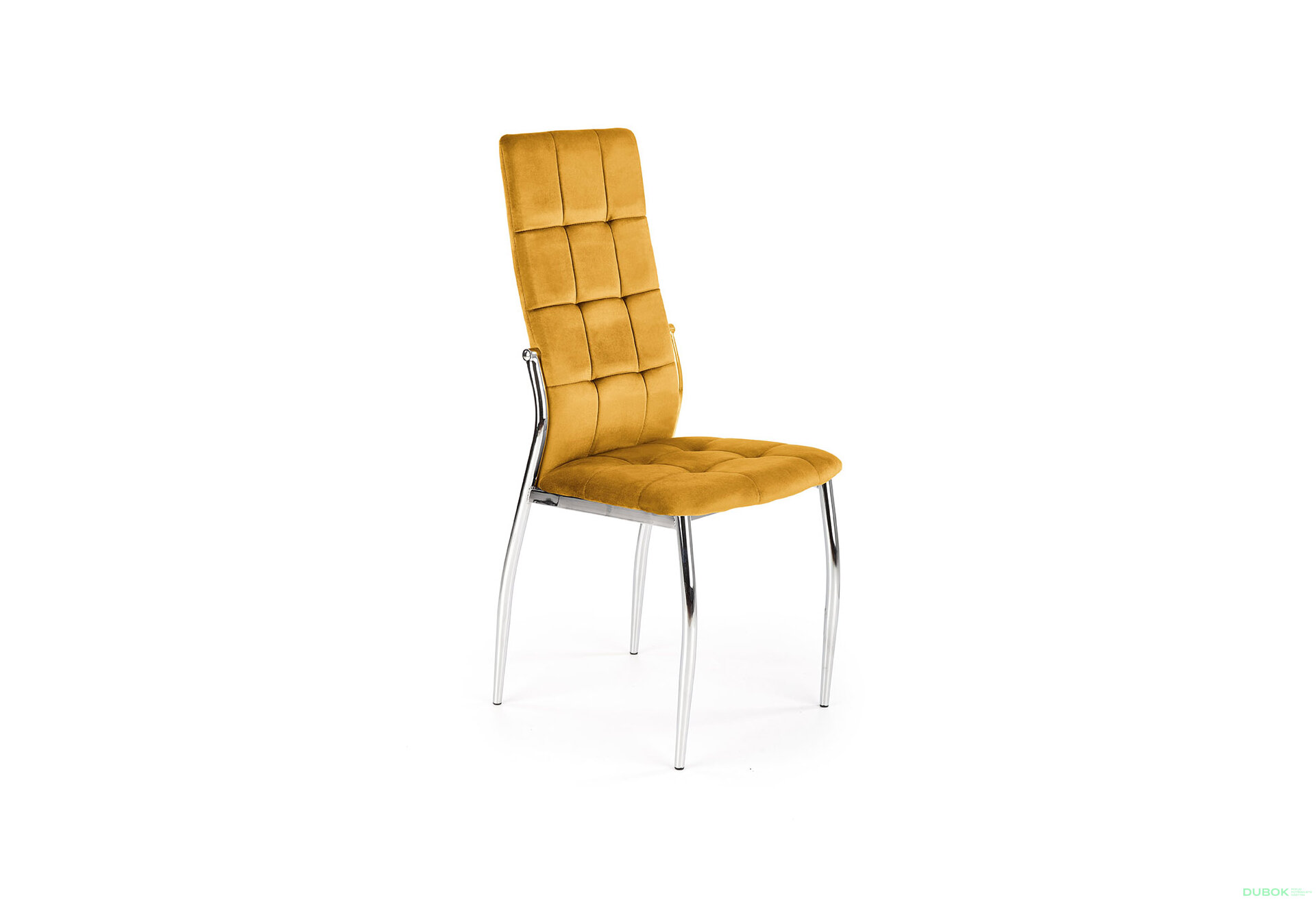 Obrázek 2 - Židle K416 chrom / hořčicová látka