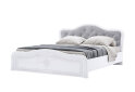 Obrázek 11482 - Postel 180 Lux bez roštu + koruna, bílý lesk Luiza