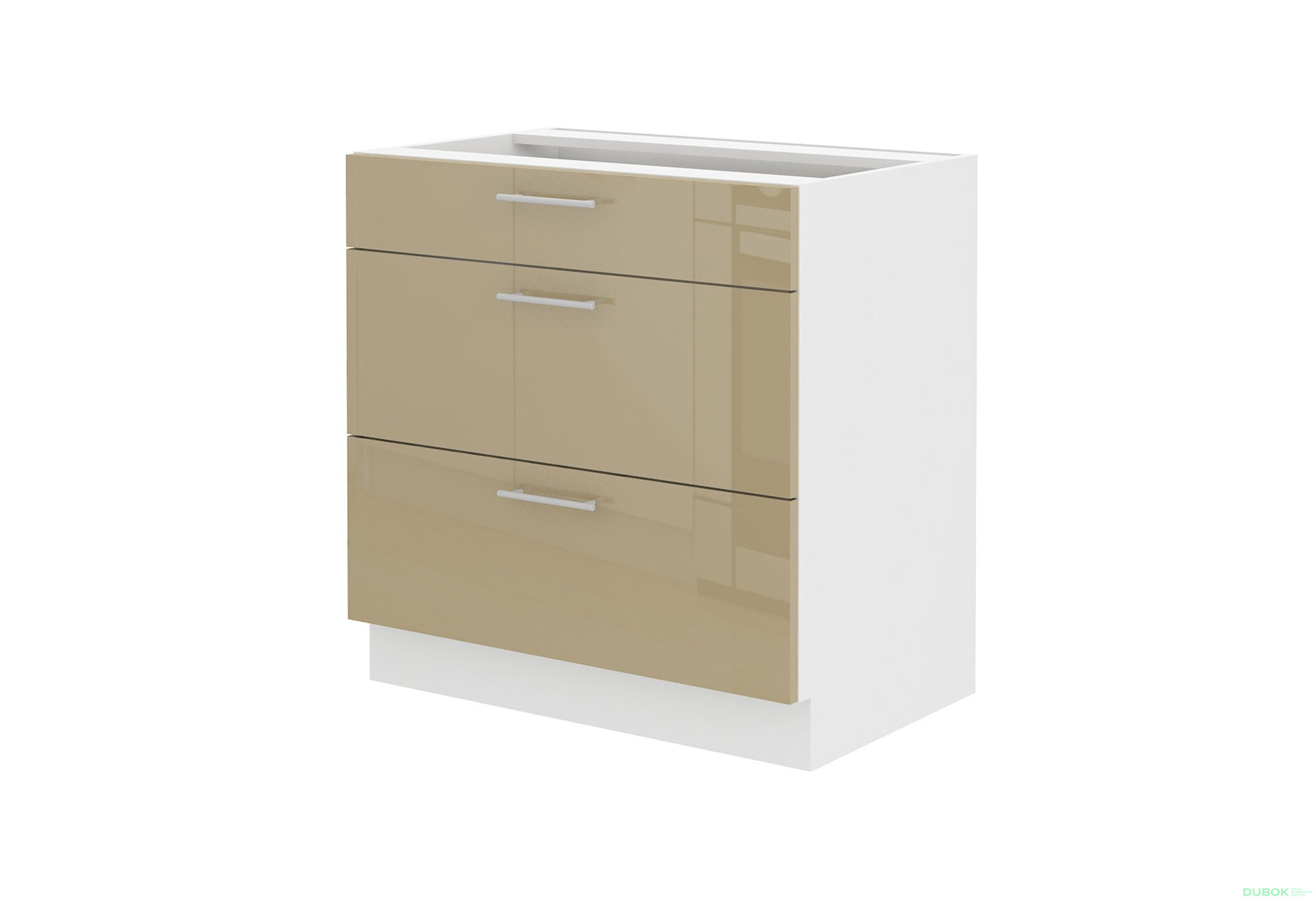 Obrázek 1 - 80 D 3S BB quadro Lara bílý / cappuccino lesk