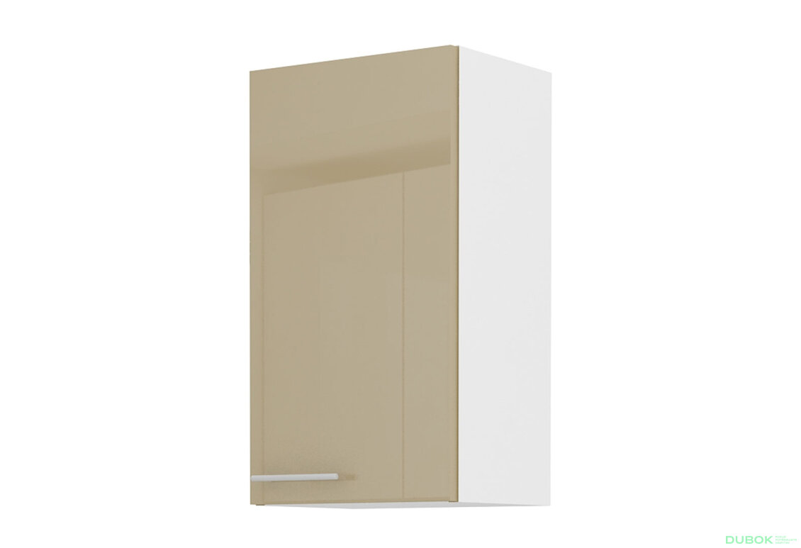 Obrázek 4734 - Kuchyňská sestava 3.0 m Lara bílý / cappuccino lesk