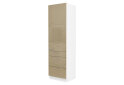 Obrázek 1 - 60 DKS-210 3S 1F premium box Lara bílý / cappuccino lesk