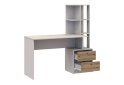 Obrázek 4 - Psací stůl T7 kašmír / dub evoke 136x55x138