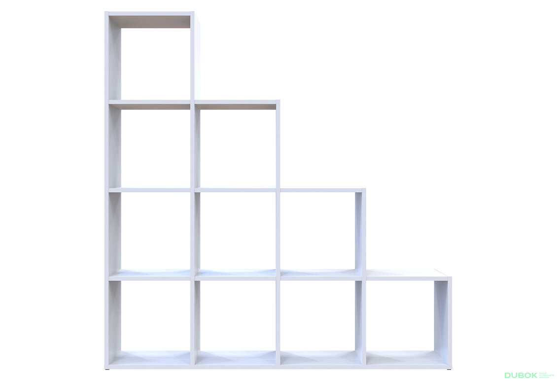 Obrázek 2 - Regál otevřený Step 4х4 136.2х28.8х140.7 bílý