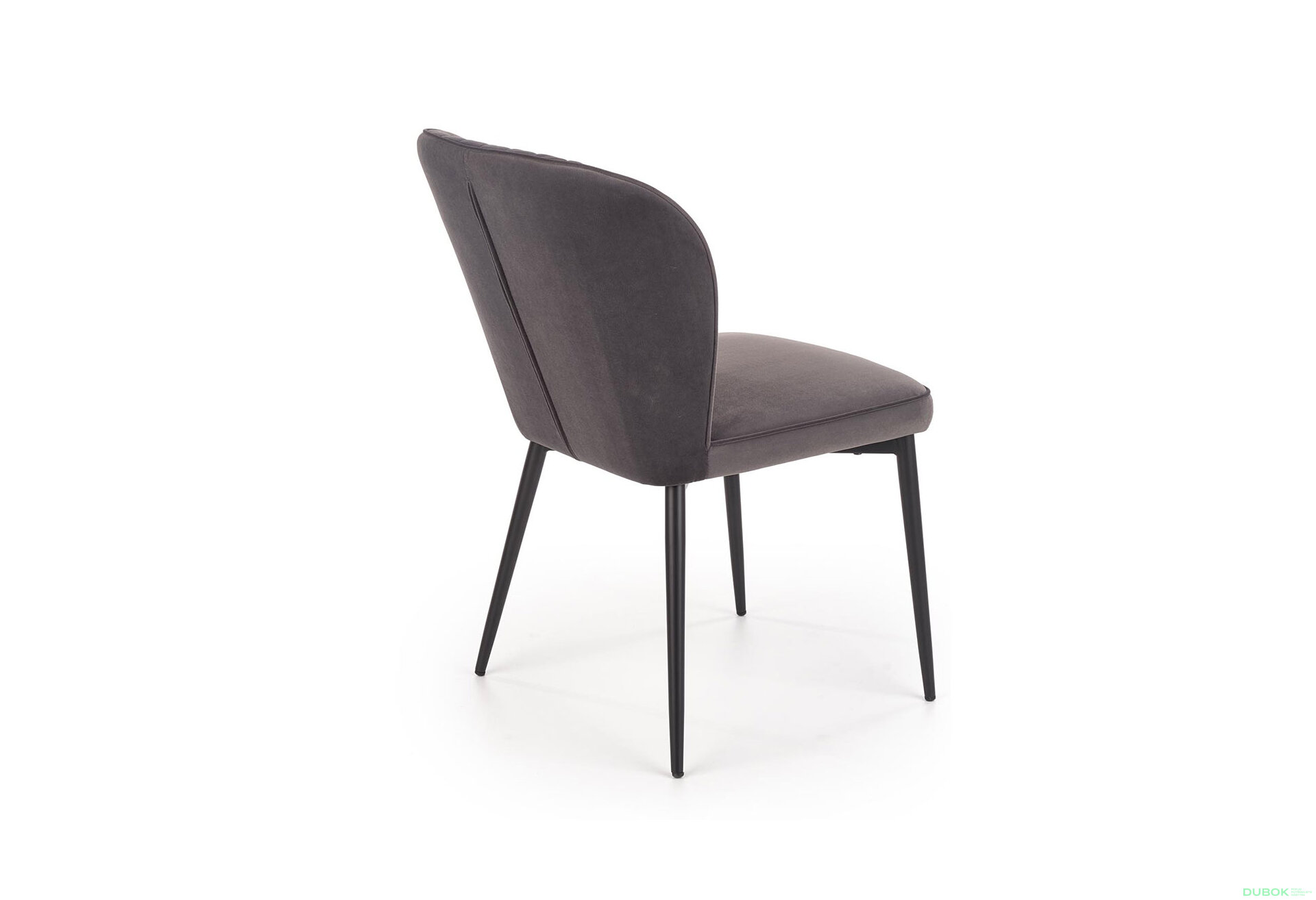 Obrázek 5 - Židle K399 černý kov / látka popel