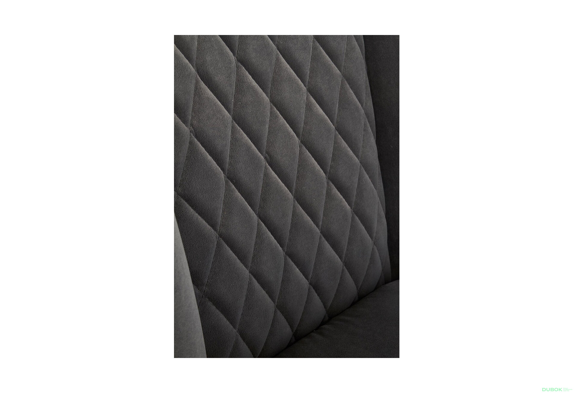 Obrázek 12 - Židle K399 černý kov / látka popel