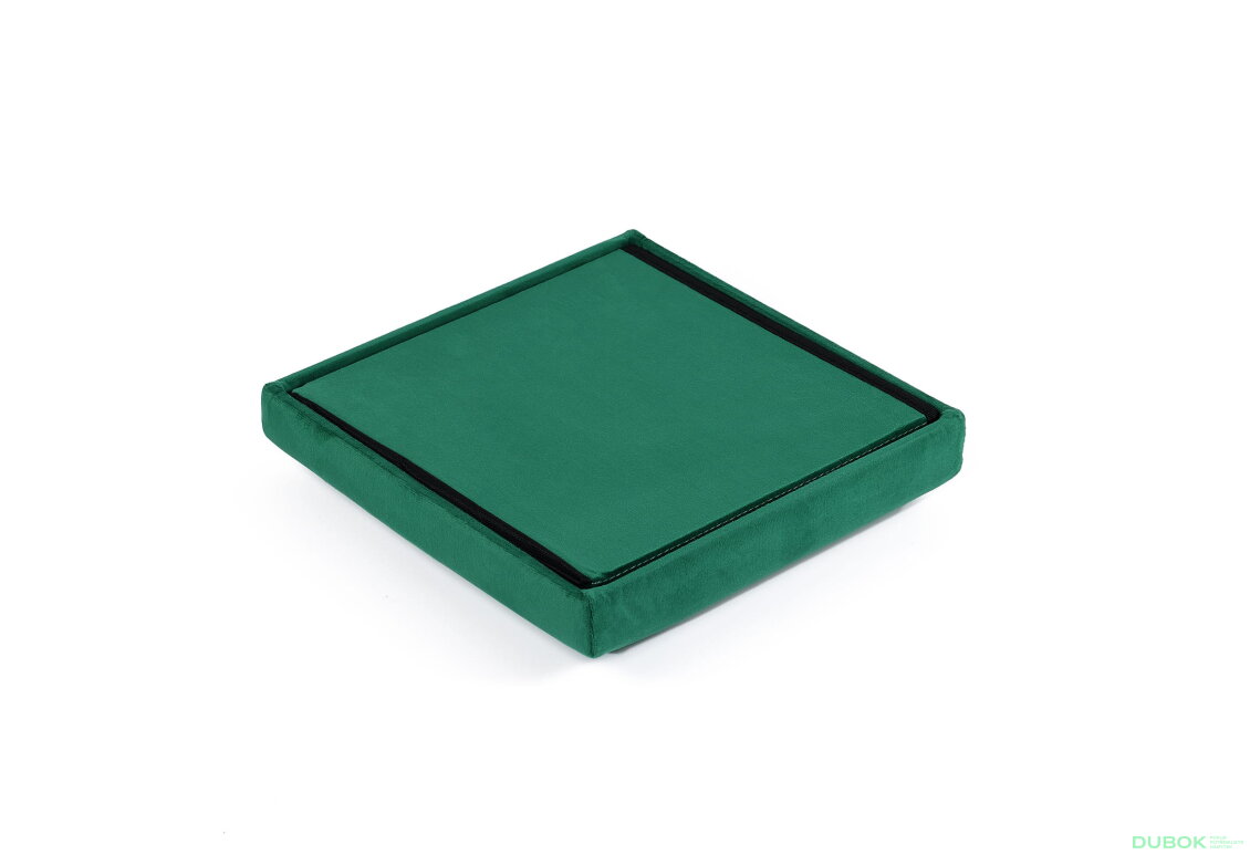 Obrázek 3 - Puf skládací M - 30x30x30 cm samet zelený