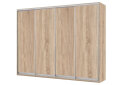 Obrázek 1 - Skříň 4D 2500x2400x600, 4 DTD, Světlý dub sonoma