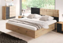 Obrázek 2 - Postel 160x200 Bafra dub artisan / grafit Idczak meble