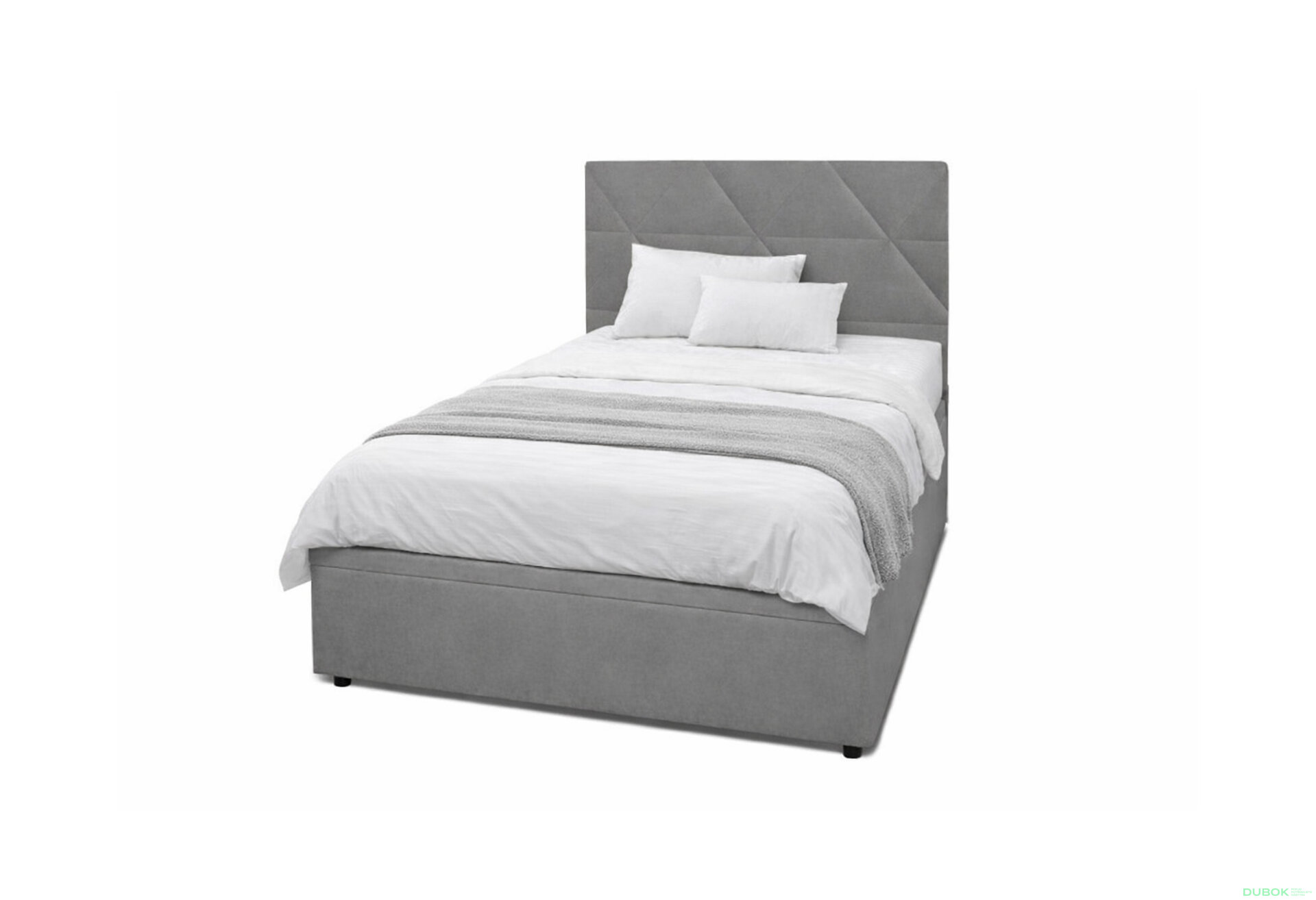 Obrázek 1 - Postel Fro Caro 120x200 s roštem, úložným prostorem Mono 246, šedá