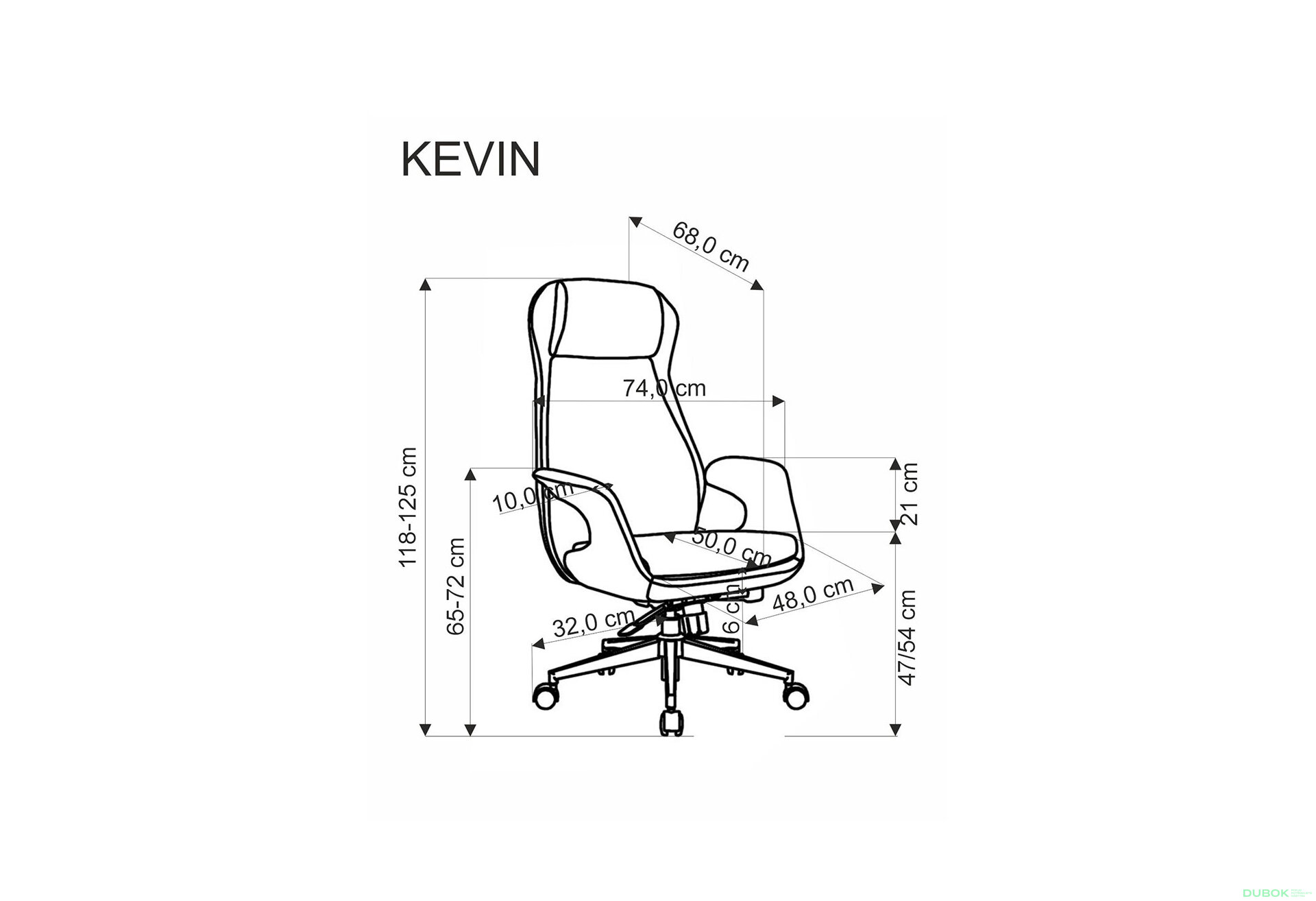 Obrázek 13 - Otočné křeslo Kevin jemně popelavé