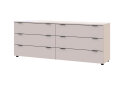 Obrázek 1 - Komoda Ron 9 s 6 zásuvkami 160х38х62 kašmír