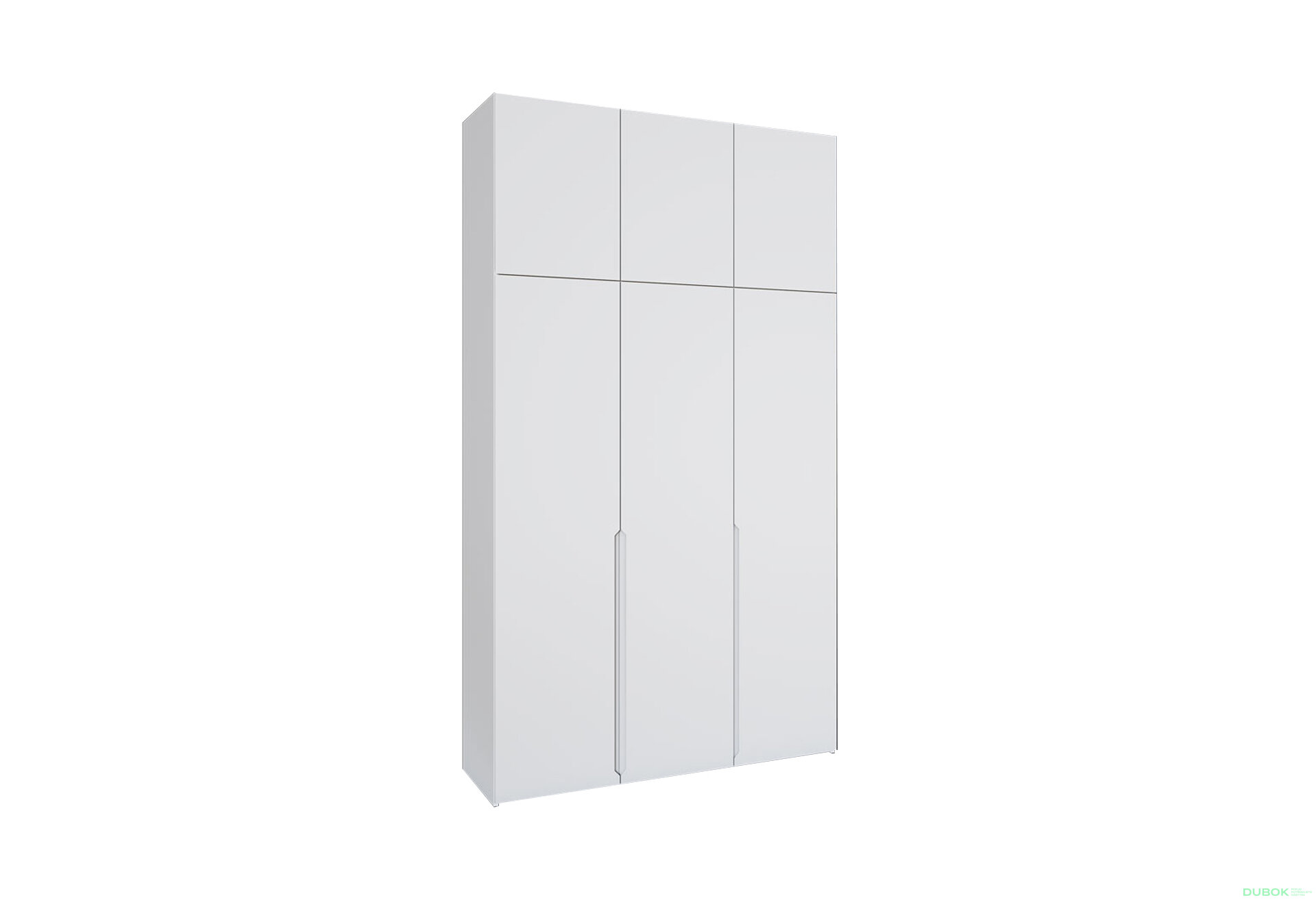 Obrázek 1 - Skříň Neapol 3D 150 s nástavcem, bílá
