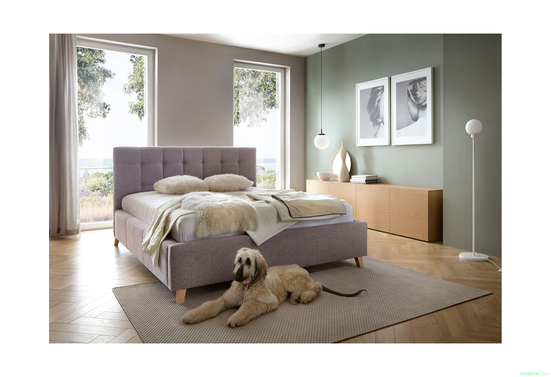 Obrázek 2 - Postel Tessa 160x200 Massimo 411 Idesin E10 Buk