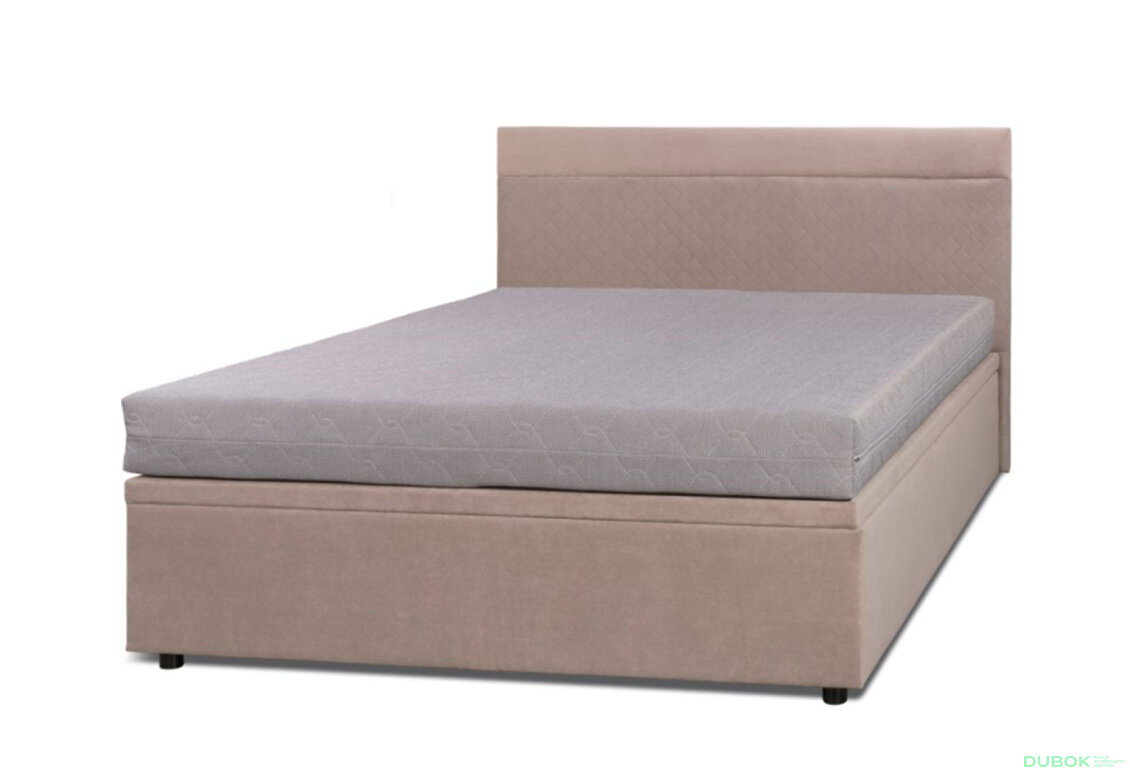 Obrázek 7 - Postel Fro Pik 140x200 s roštem, úložným prostorem Mono 233, béž