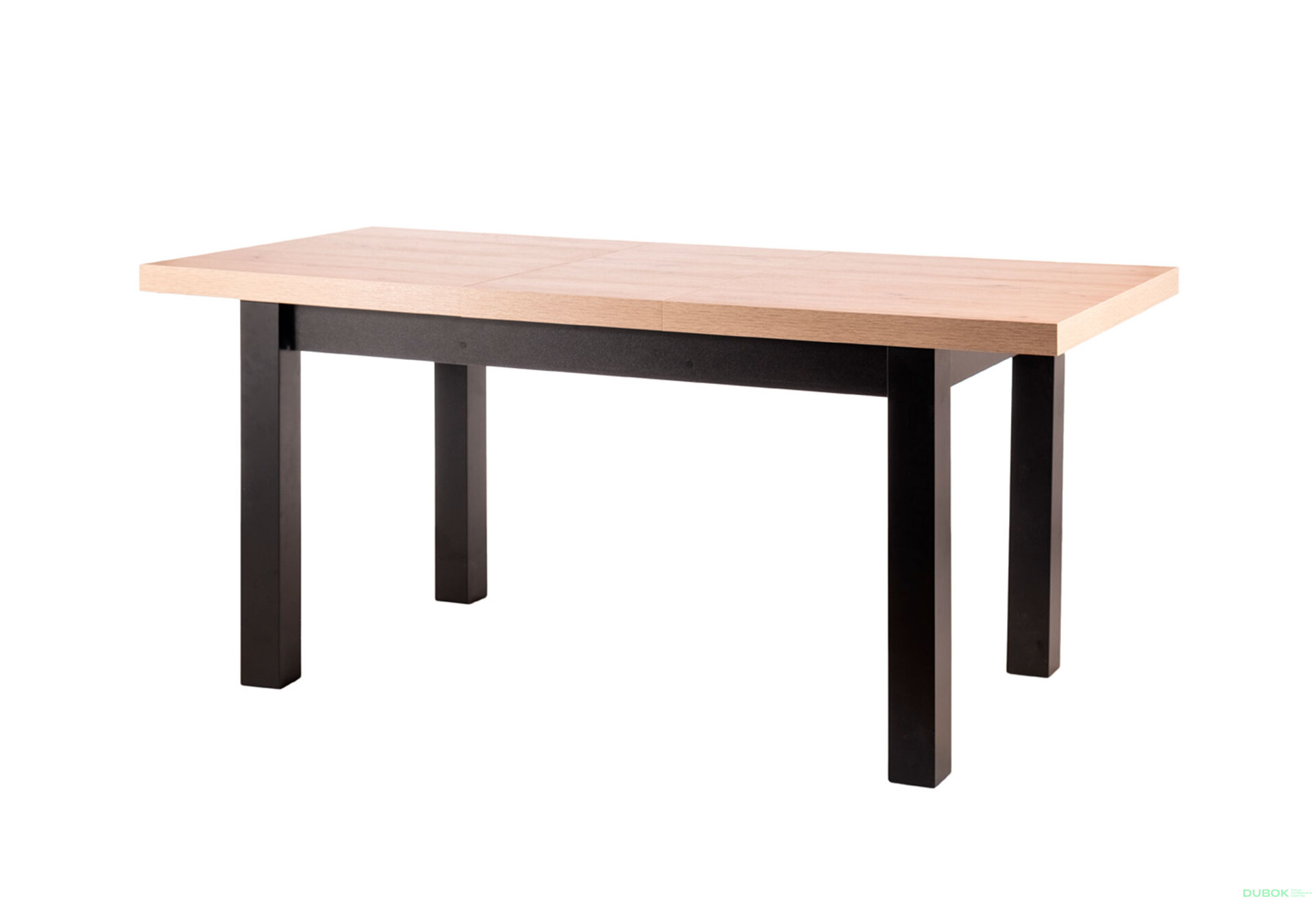 Obrázek 2975 - Stůl Presto 140(140+39+39)x80 černý + 4 židle Lotus Velvet Bluvel 14 / 85
