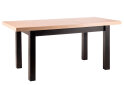 Obrázek 2 - Stůl Presto 140(140+39+39)x80 dub artisan / černý