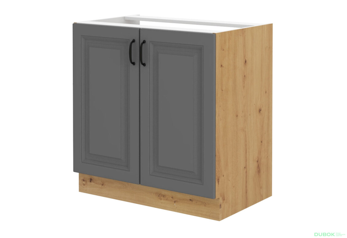 Obrázek 5758 - Kuchyňská sestava 2.4 m Stilo dub artisan / dust grey