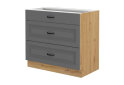 Obrázek 5760 - Kuchyňská sestava 1.2+2.4 m Stilo dub artisan / dust grey