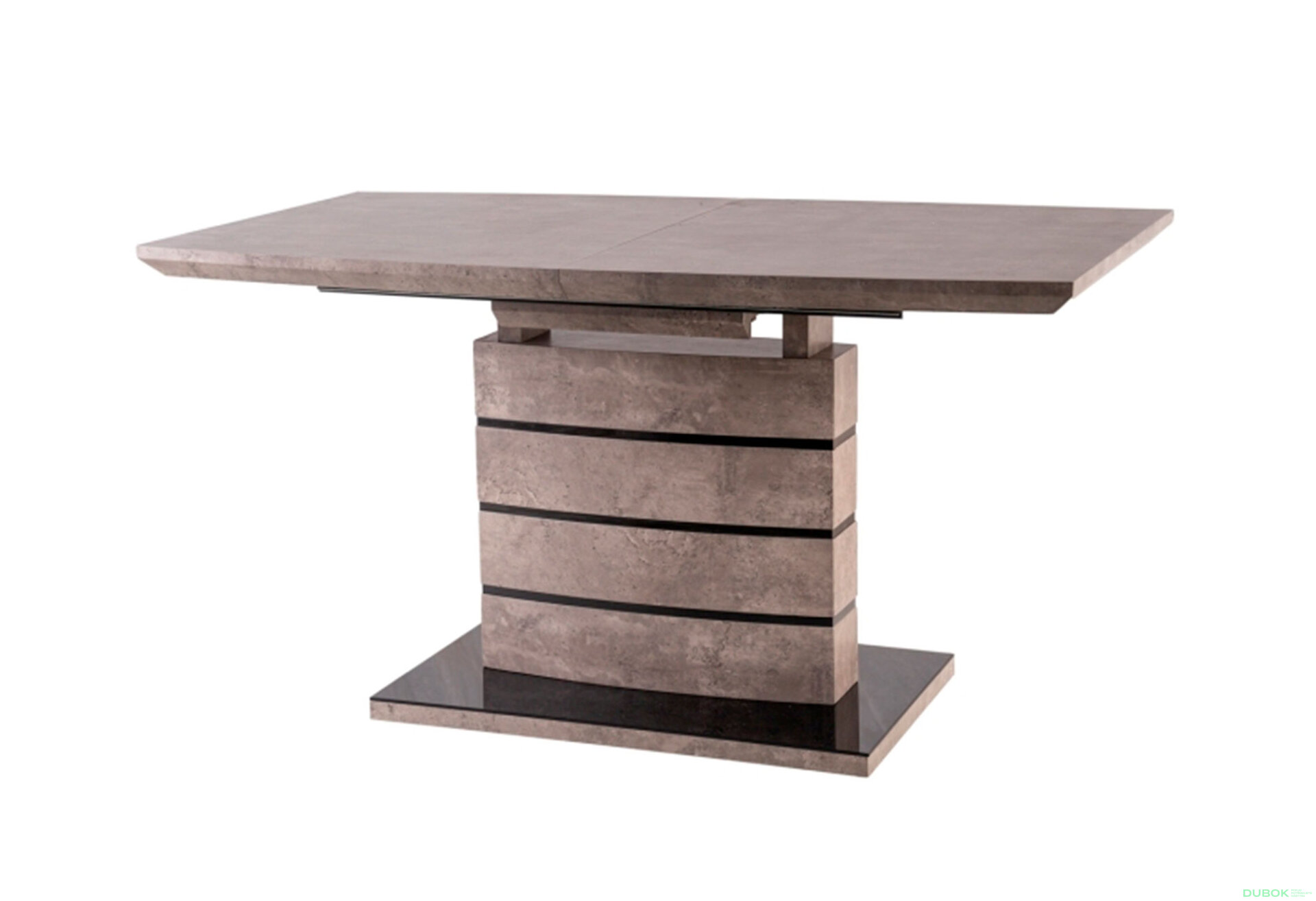 Obrázek 1 - Stůl Leonardo 140(180)x80 betonový efekt