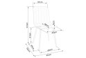 Obrázek 3 - Židle Alan Velvet šedý Bluvel 14, matná černá kov