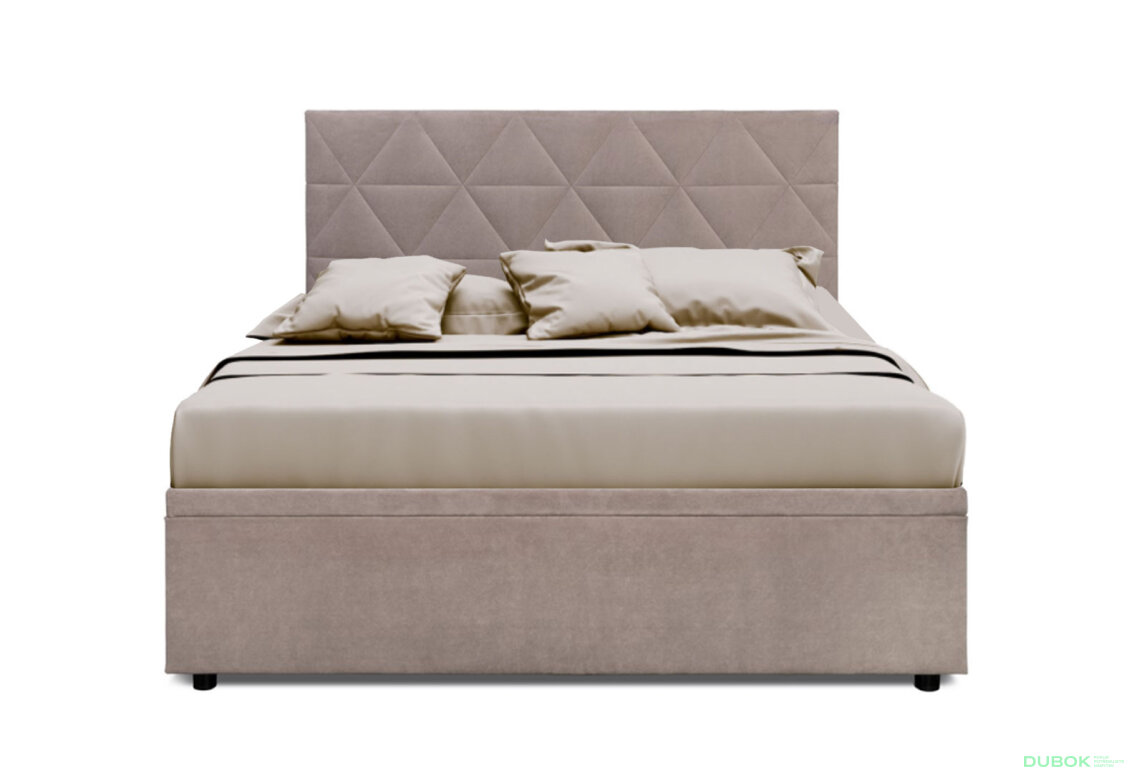 Obrázek 3 - Postel Fro Caro 160x200 s roštem, úložným prostorem Mono 233, béž