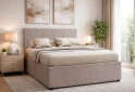 Obrázek 2 - Postel Fro Caro 160x200 s roštem, úložným prostorem Mono 233, béž