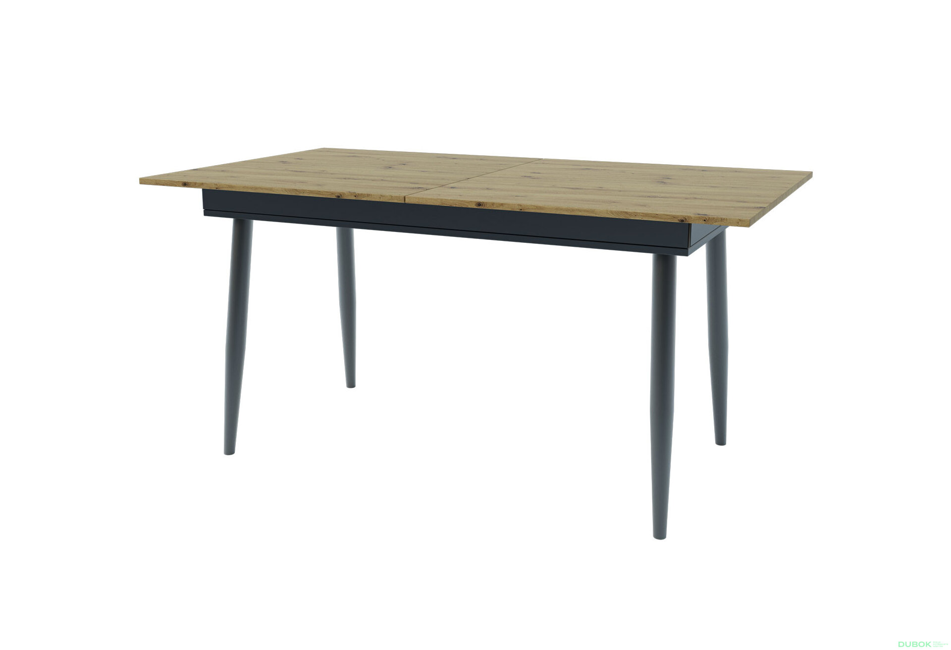 Obrázek 1 - Rozkládací stůl City 150x85 cm Dub artisan / Antracit Vystavený kus