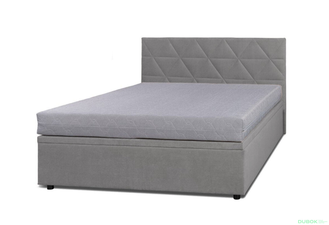 Obrázek 4 - Postel Fro Caro 160x200 s roštem, úložným prostorem Mono 246, šedá