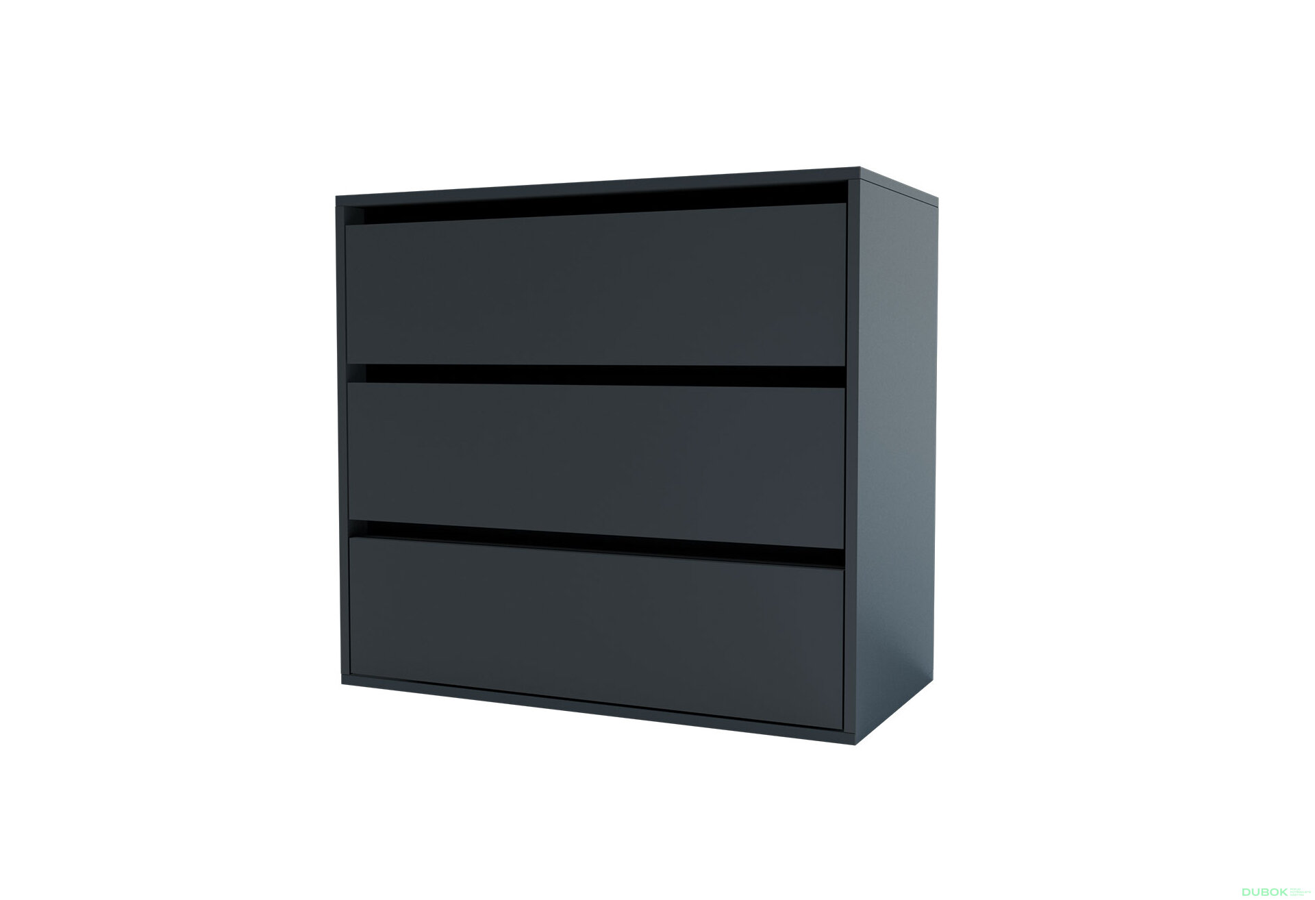 Obrázek 1 - Komoda Idea K 760/800/3š šedý grafit