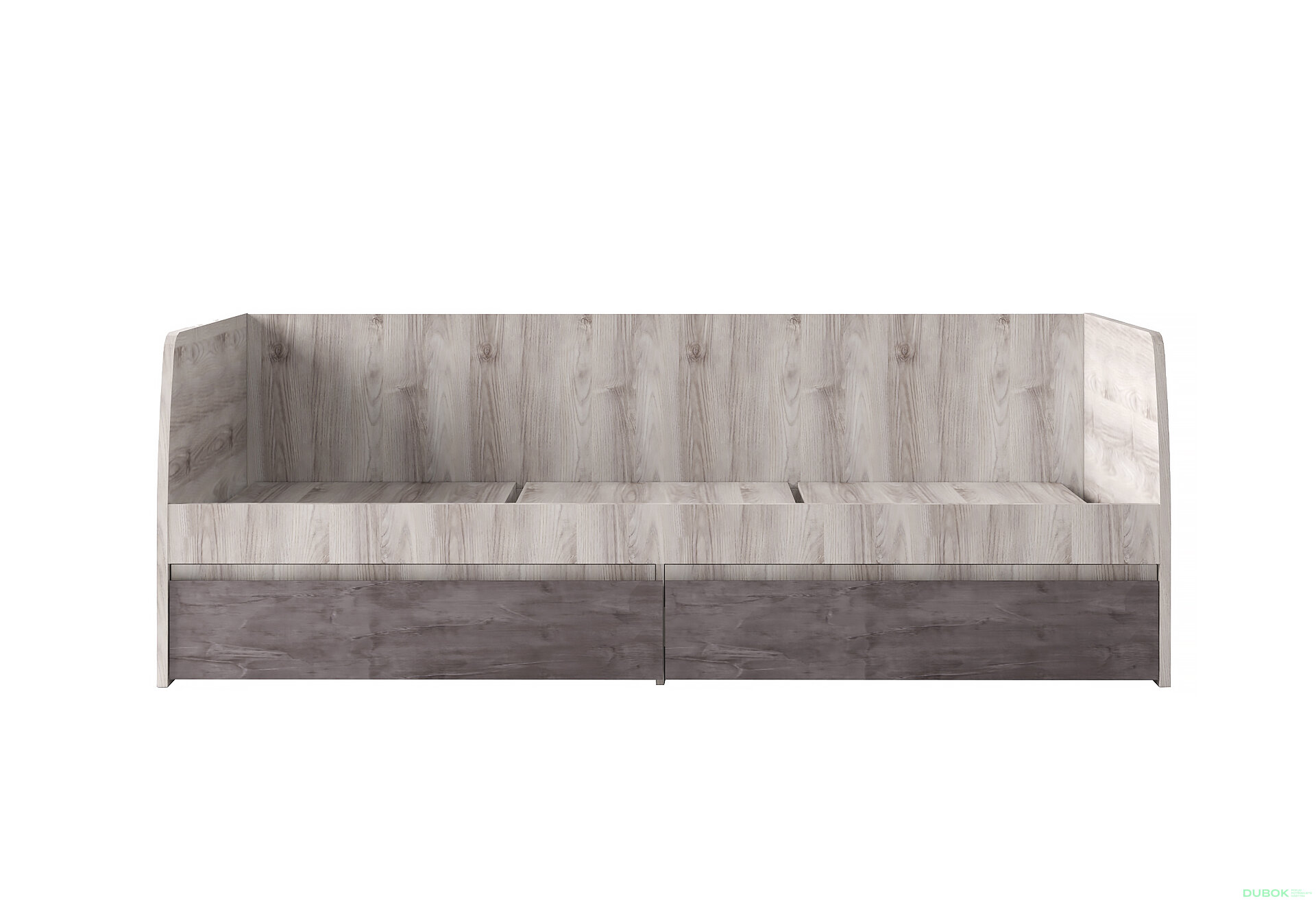 Obrázek 3 - Postel 2s/90x200 s roštem kaštan nairobi / onyx Jazz