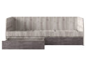 Obrázek 4 - Postel 2s/90x200 s roštem kaštan nairobi / onyx Jazz