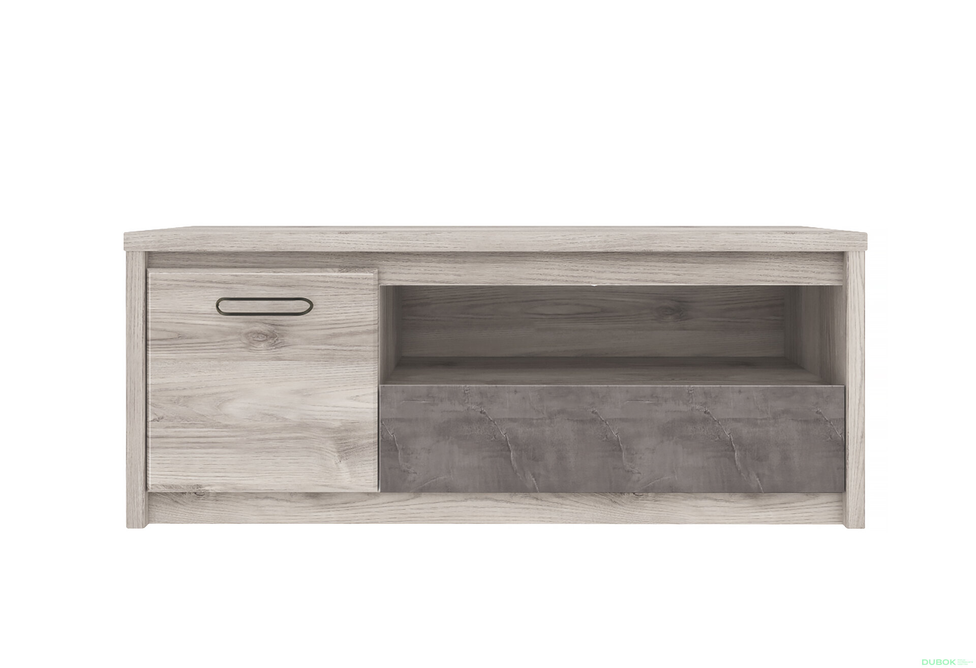 Obrázek 2 - TV stolek 1d1s/125 kaštan nairobi / onyx Jazz