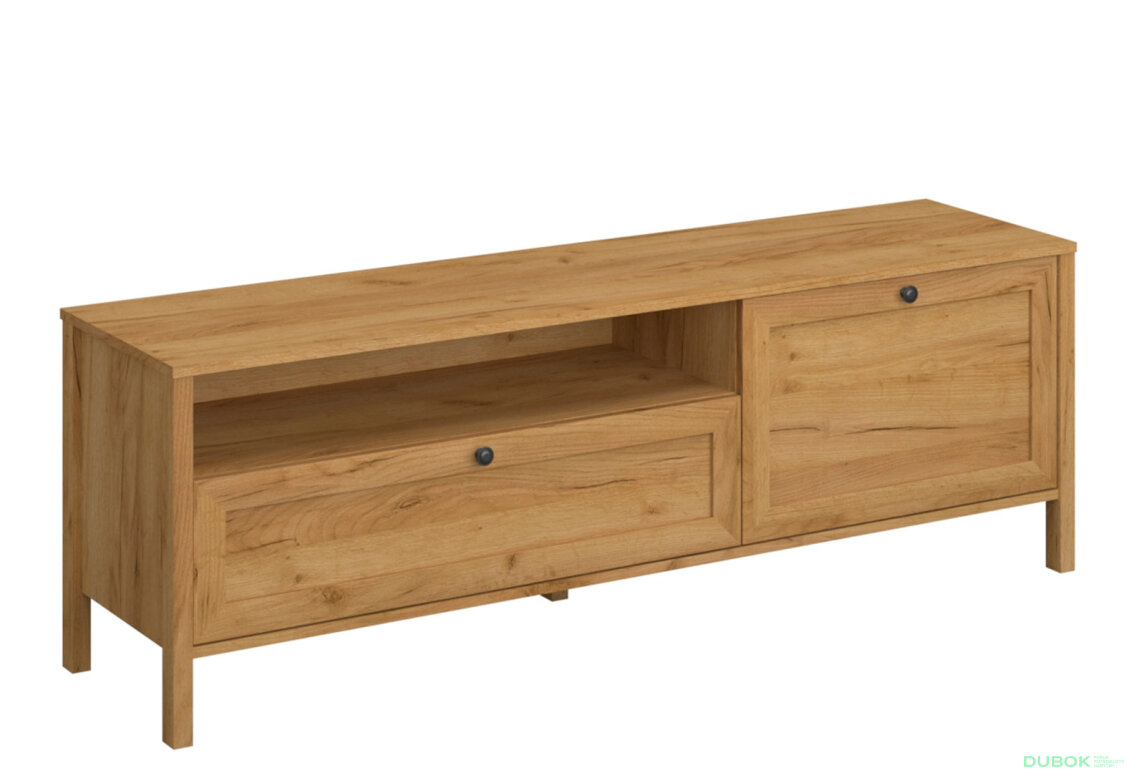 Obrázek 2 - TV stolek 1k1s dub craft zlatý Klark
