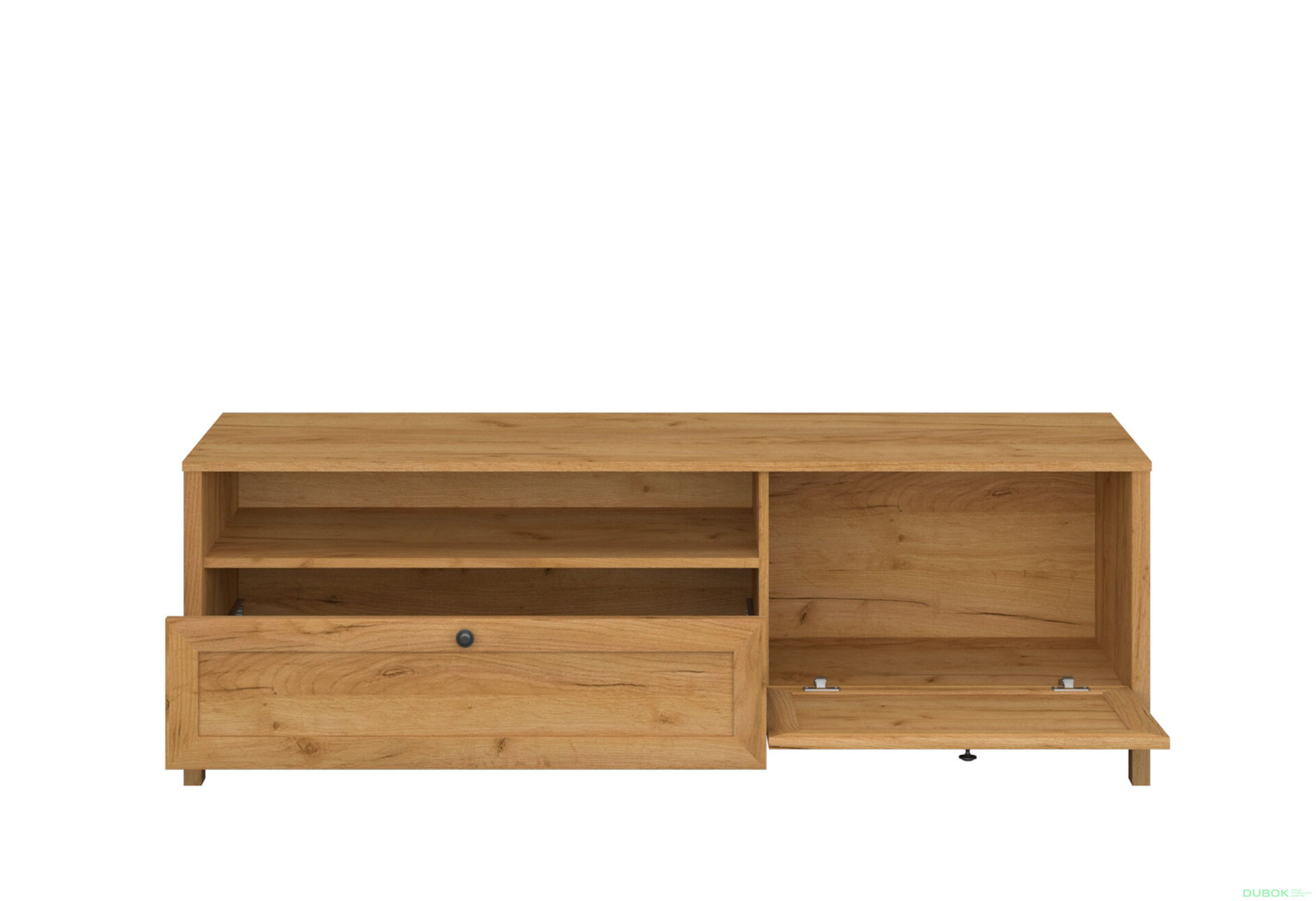 Obrázek 4 - TV stolek 1k1s dub craft zlatý Klark