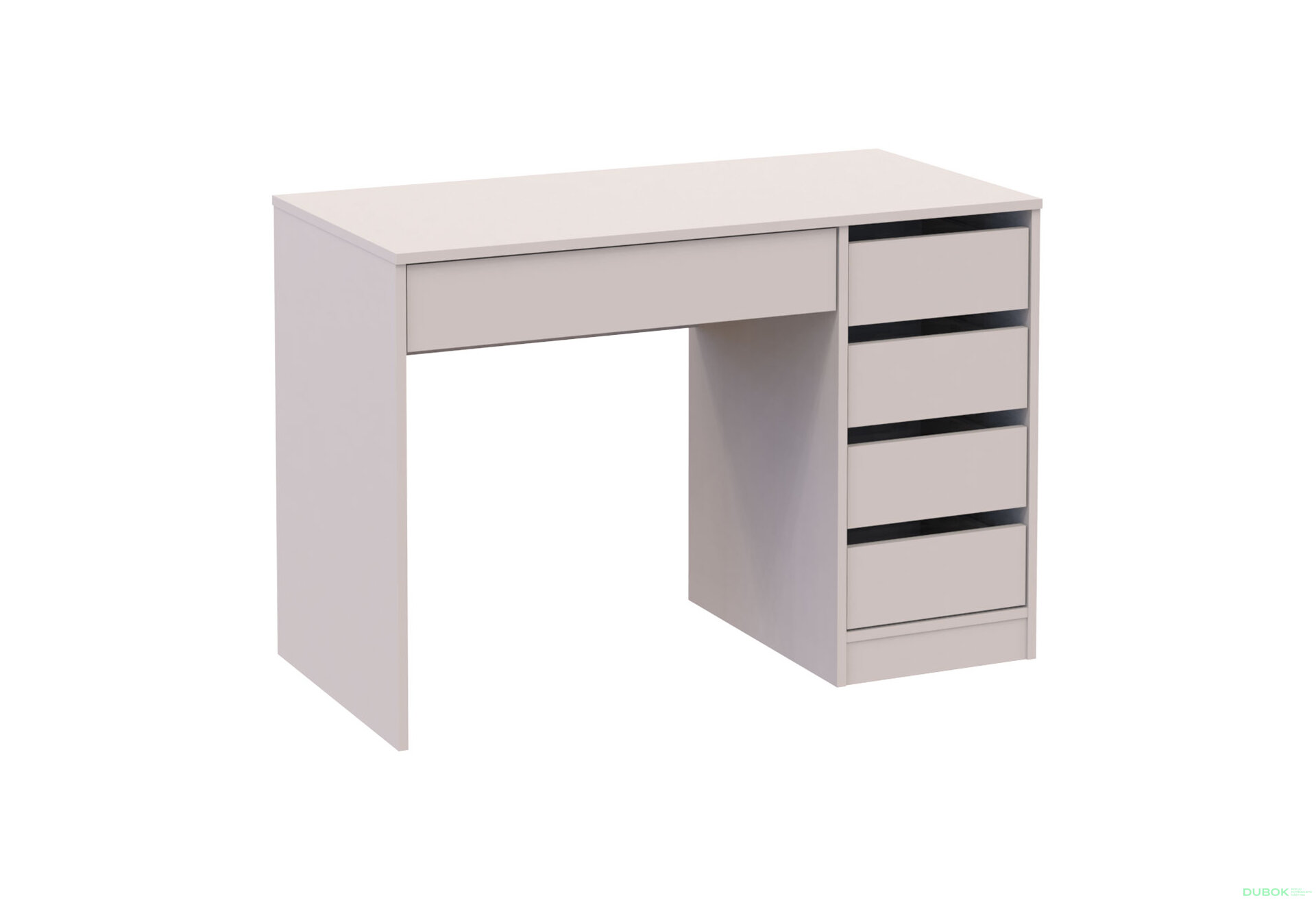 Obrázek 4 - Psací stůl s pravou montáží Profi 110 cm kašmír