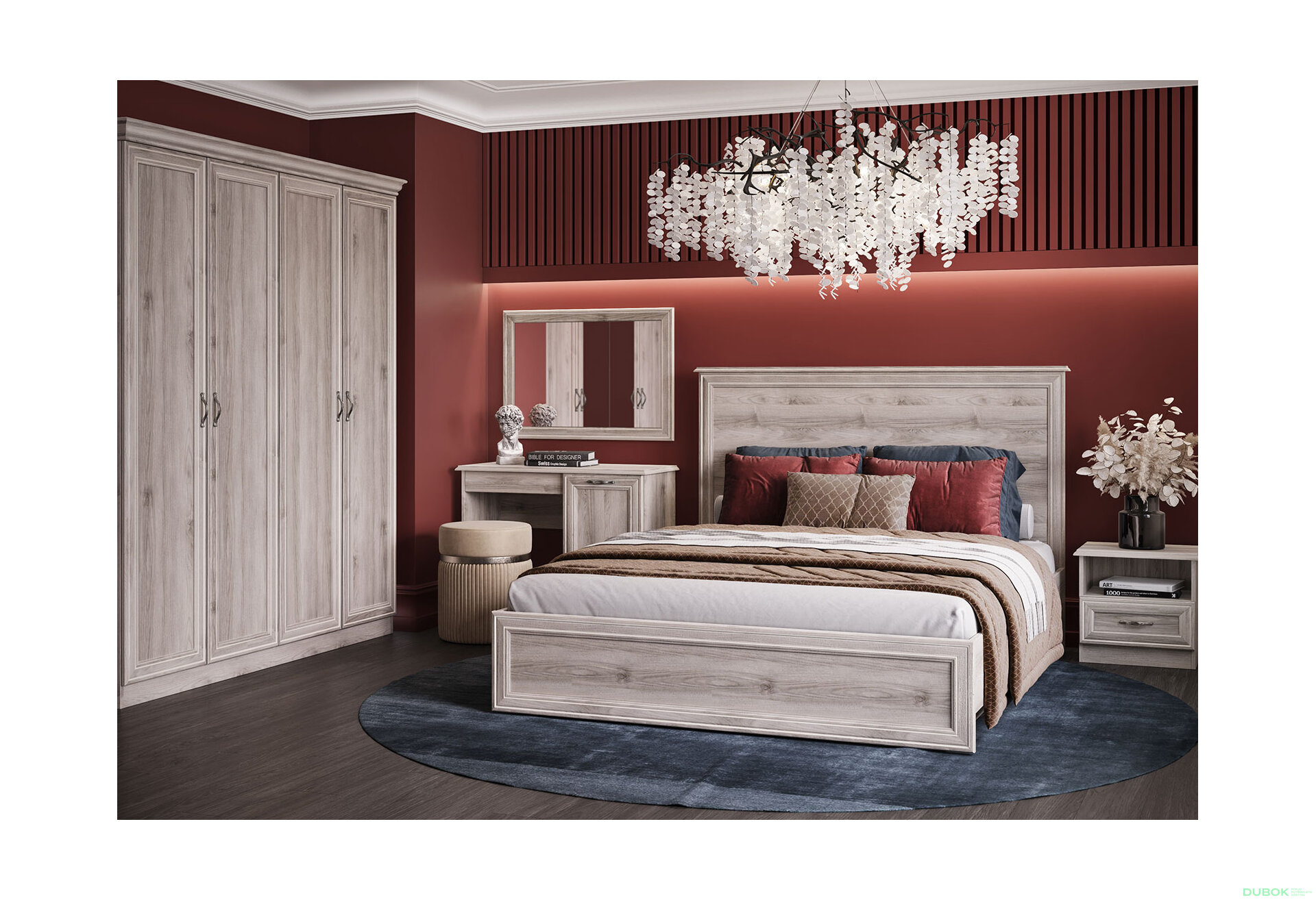 Obrázek 2 - Postel 160x200 kaštan nairobi Lisabon