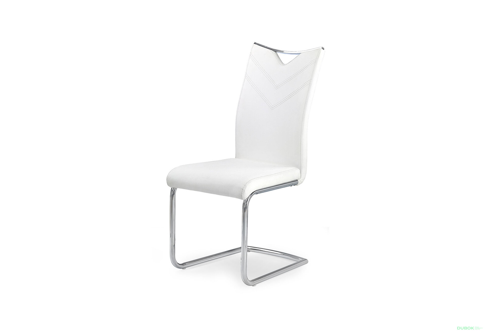Obrázek 1 - Židle K224 chrom / bílá ekokůže