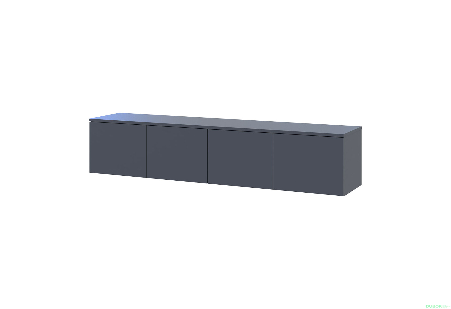 Obrázek 1 - TV stolek Levía grafit 4dv 160x35x33