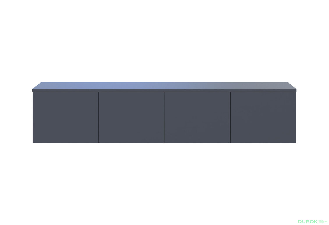 Obrázek 3 - TV stolek Levía grafit 4dv 160x35x33