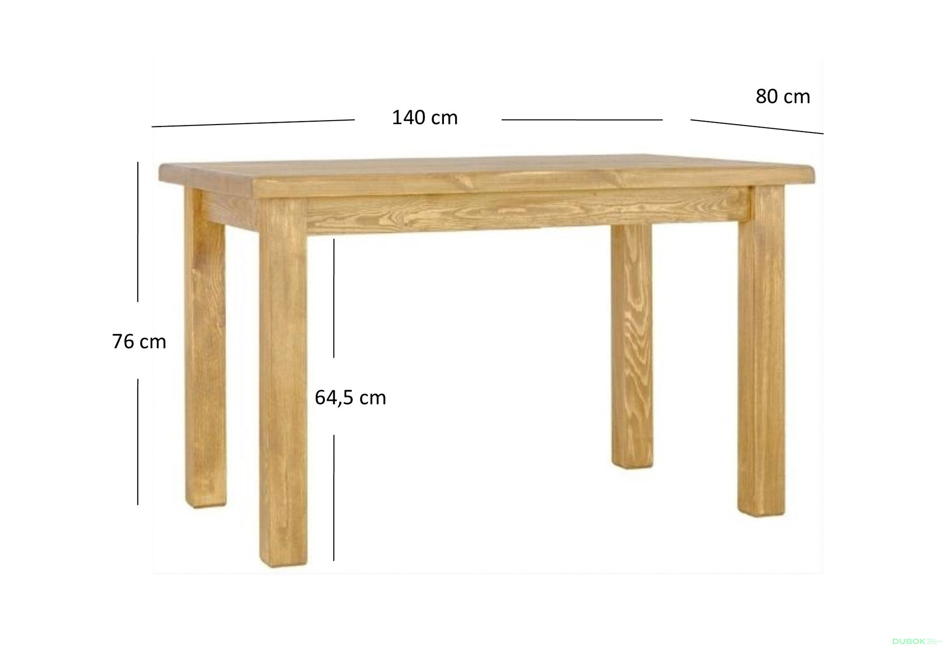 Obrázek 6 - Jídelní stůl + 4 židle Classic Wood