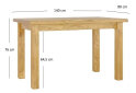 Obrázek 6 - Jídelní stůl + 4 židle Classic Wood