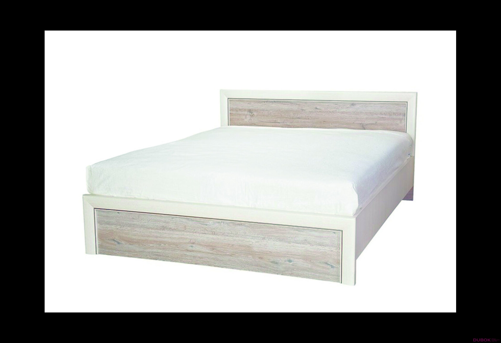 Obrázek 1 - Postel 160x200 s úložným prostorem krém / dub ancona Olivia