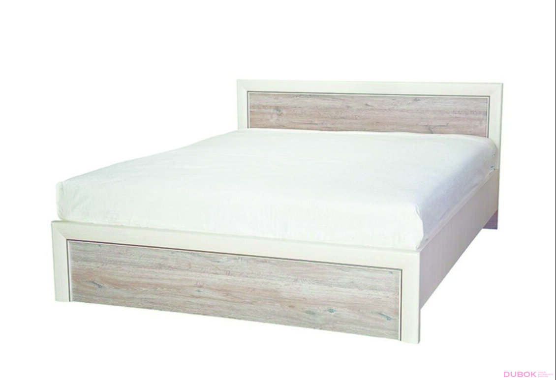 Postel 160x200 s úložným prostorem krém / dub ancona Olivia