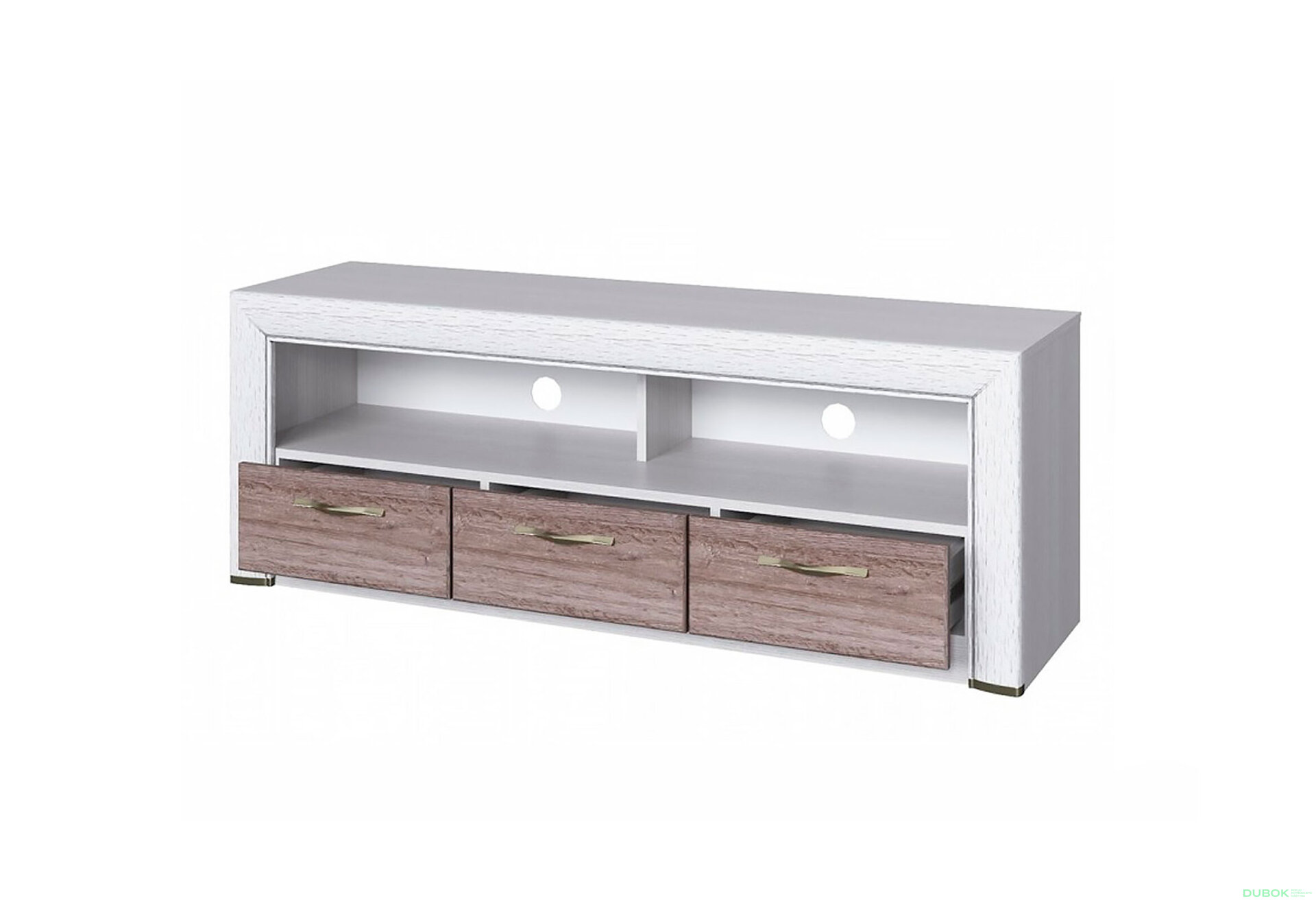 Obrázek 2 - TV stolek 3s/140 krém / dub ancona Olivia