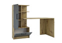 Obrázek 3 - Počítačový stůl Standard, dub artisan / antracit, levá montáž